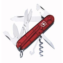 Victorinox CLIMBER červený průhledný