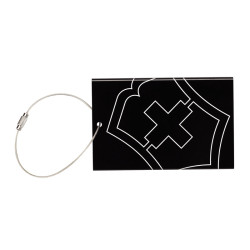 Identifikační štítek DELUXE TRACKING ID TAG černý