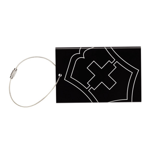 Identifikační štítek DELUXE TRACKING ID TAG černý