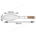 Grilovací rošt na rybu HAWAI