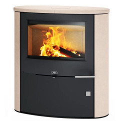 Krbová kamna ABX Omaha mramor cream