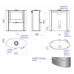 Krbová kamna ABX Omaha černý plech