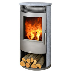 Krbová kamna ABX Tartu 5 šedý korpus, mastek