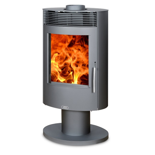 Krbová kamna ABX Tartu 5 otočný, šedý plech