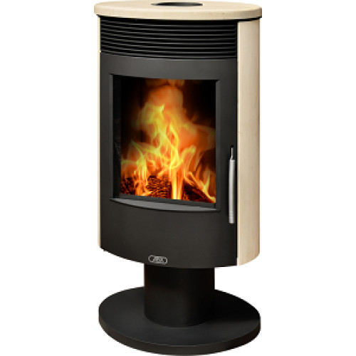 Krbová kamna ABX Tartu 5 otočný, cream 