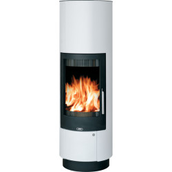 Krbová kamna ABX Porto bílý plech