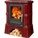 Kachlová kamna ABX Bavaria K I s TV kachlový sokl bordo