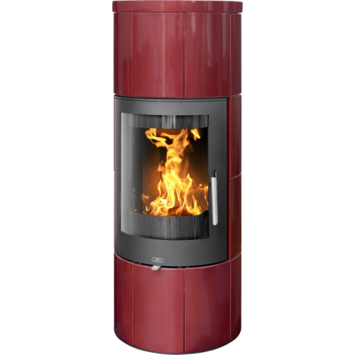 Kachlová Krbová kamna ABX Galie bordo