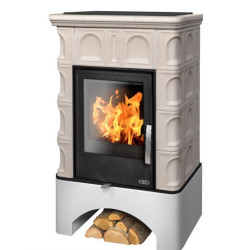 Kachlová kamna ABX Britania s výměníkem, Ahornweiss