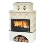 Kachlová kamna ABX Karelie písková s výměníkem 10,5kW