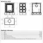 Kachlová kamna ABX Helvetia kachlový sokl, Hnědá