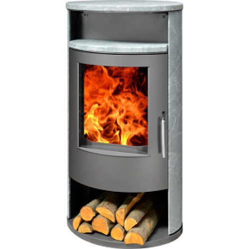 Krbová kamna ABX Island 7 Aqua s TV mastek