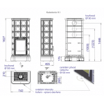 Kachlová kamna ABX Kaledonie Perle