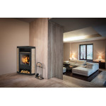 Rohová krbová kamna ABX Lahti keramika