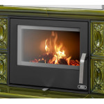 Kachlová kamna ABX Lombardie zelená