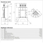 Kachlova kamna ABX Normandie hnědá