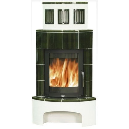 Kachlova kamna ABX Normandie zelená