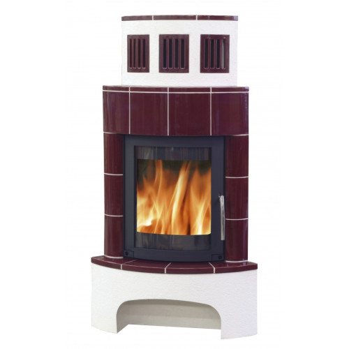 Kachlova kamna ABX Normandie bordo