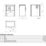 Sporák ABX Thassos sklokeramická deska