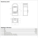 Krbová kamna ABX Stockholm 8 