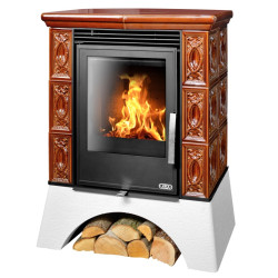 Kachlová kamna ABX Helvetia hnědá