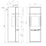 Krbová kamna ADURO 9.7 LUX