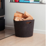 Koš na dřevo Aduro PROLINE 4 šedý