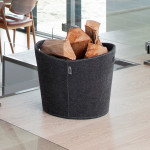 Koš na dřevo Aduro PROLINE 4 šedý