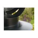 Aduro Regulátor komínového tahu černý