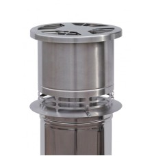 Aduro Regulátor komínového tahu stříbrný