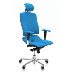 Ergonomická židle Ásana Architekt Textil Blue Ice 