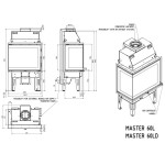 Krbová vložka Ambifire MASTER 60 levá