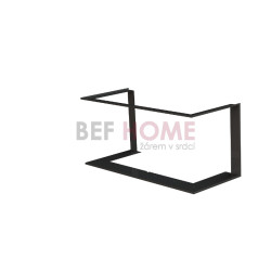 Zazdívací rámeček 1x90°černý BeF Trend V10C 