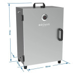 Browin Nerezová elektrická udírna s generátorem kouře DragON