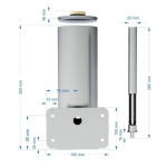 Browin Nerezová elektrická udírna s generátorem kouře DragON