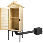 Browin Dřevěná udírna s ohništěm 100 cm 