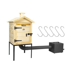 Browin Dřevěná udírna s ohništěm 60 cm 