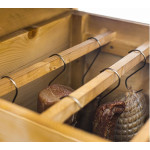 Browin Dřevěná udírna s ohništěm 60 cm 