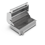 Brabura EMBER 800 | Vestavný gril na uhlí