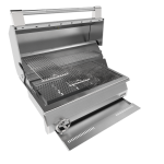 Brabura EMBER 800 | Vestavný gril na uhlí