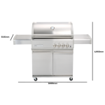 CROSSRAY 4 | Plynový gril s infračervenými hořáky