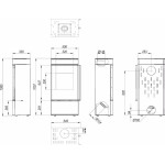 Krbová kamna Defro Home CUBE MINI