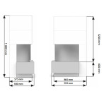Modulové obložení Defro IMPULS SM BL CASE 1