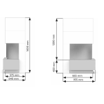 Modulové obložení Defro IMPULS SM BP CASE 1