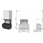 Modulové obložení Defro INTRA SM C CASE 1