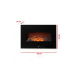 Elektrický nástěnný krb Igotherm Memphis s ventilátorem