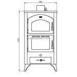 Krbová kamna Prity FGR s troubou na pečení