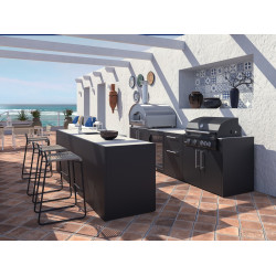 Venkovní kuchyně Fontana ELYSIA SPECCHIO | s ostrůvkem
