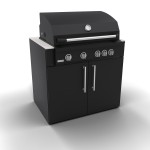 Modulární kuchyňská skříňka Fontana ELYSIA 100 s grilem BBQ LUMEN 5