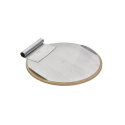GrandHall Kámen na pizzu s kráječem | 33 cm